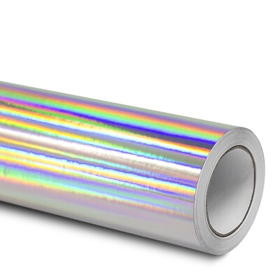Oil-Slick Folie Autofolie Laser Chrom RAINBOW (18 /m²) Hologramm Plotterfolie