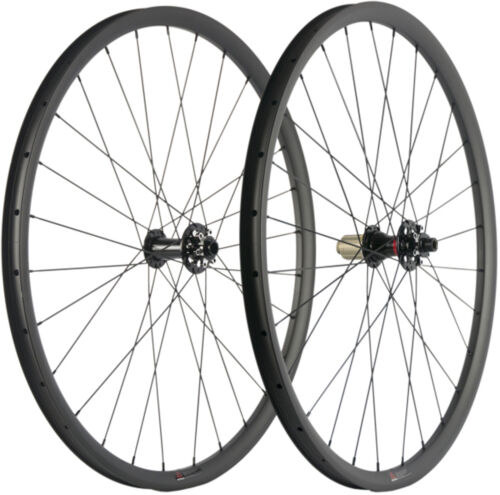 700C 29ER MTB Carbon Wheelset 30mm Tubeless XC MTB Carbon Wheelset QR/TA/Boost - Afbeelding 1 van 11