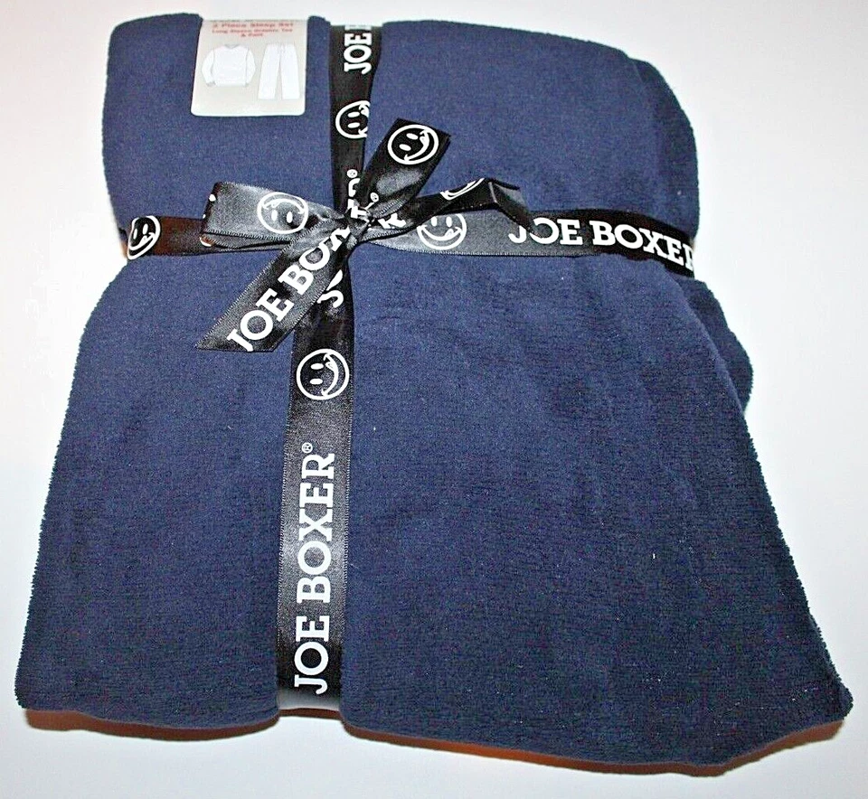 Conjunto de pijama Joe Boxer masculino caveira Papai Noel lã manga longa gráfico camiseta e calça - Imagem 4 de 4