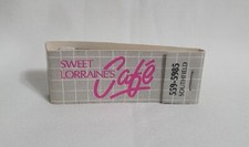 Vintage Matchbook Sweet Lorraine's Cafe Deli Restaurant Michigan Advertising