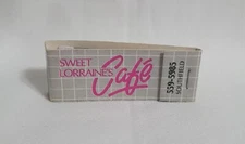 Vintage Matchbook Sweet Lorraine's Cafe Deli Restaurant Michigan Advertising
