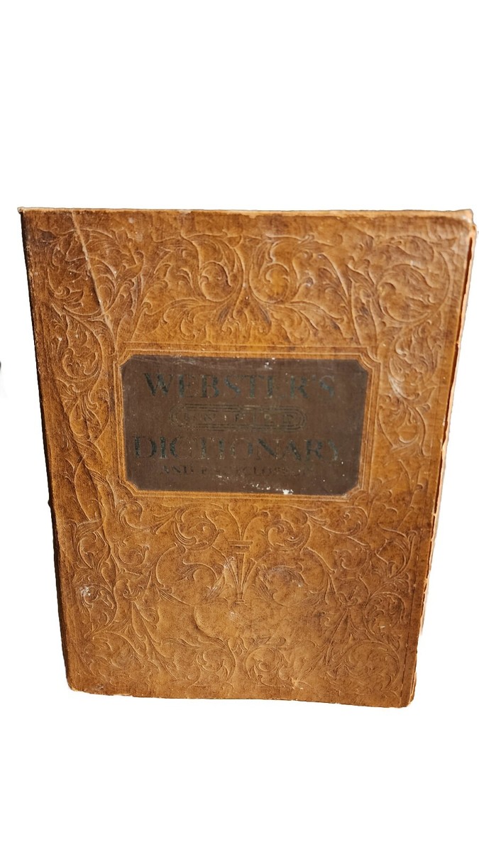 Vintage Webster's Unified Dictionary and Encyclopedia 1959