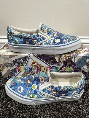 Takashi Murakami x Vans Flower Motif LX Low Slip On Sneaker