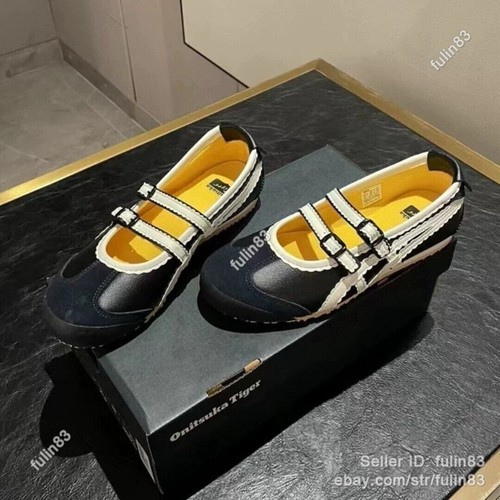 Nuevo en caja Patou X Onitsuka Tigre Negro/Blanco 1183c379-002 Mary Janes México 66 TGRS. - Imagen 8 de 25
