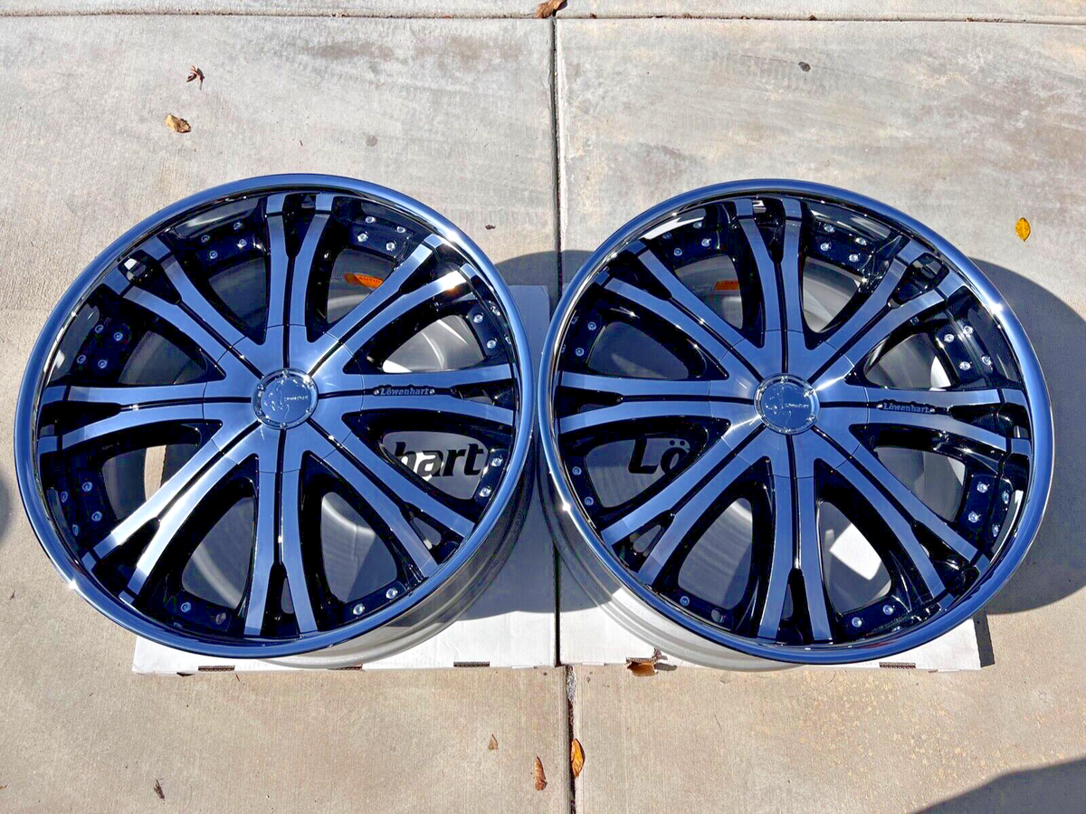 New (Old Stock) Lowenhart LT8 22x10.5 +45 5x112 - 2 wheels only