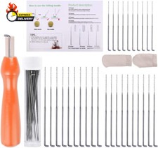 30 PCS Needle Felting Needles, 3 Sizes Wool Felting Needles, Needle Felting Supp