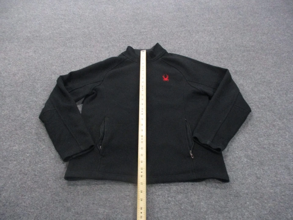 Chaqueta Spyder Adulto L Negra Rendimiento Activo Aire Libre Senderismo Abrigo Suéter Para Hombres Foto 3 de 4