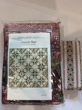 Laundry Basket Quilts Joyous Star Fabric Quilt Kit w Pattern & Backing LBQ-1688K