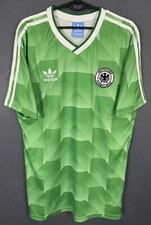 RETRO MEN GERMANY 1988/1990 DEUTSCHLAND AWAY SOCCER FOOTBALL SHIRT JERSEY SIZE M