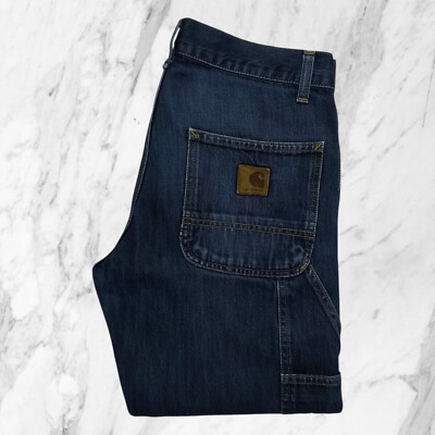CARHARTT Vintage Single Knee Jeans Herren Carpenter Work Größe 30 W30 / 44 DEU 