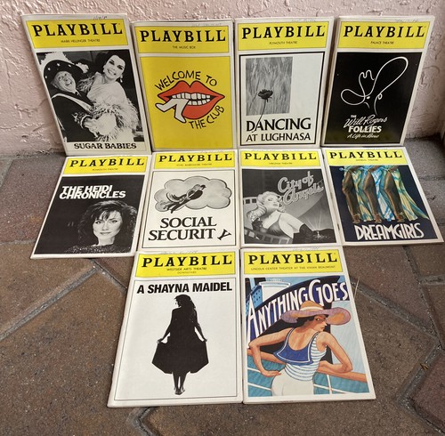10 Playbill Theatre Programs from the 1980s - 第 1/8 張圖片