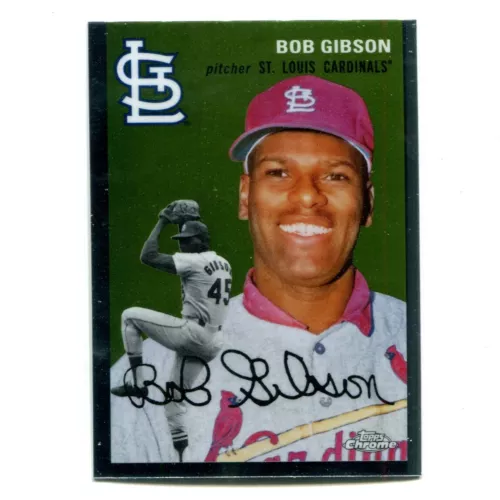 2023 Topps Chrome Platinum Anniversary Bob Gibson Base #480 St. Louis Cardinals