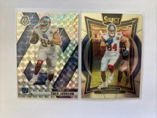 Theo Johnson 2025 Panini Mosaic Prizm New York Giants #217