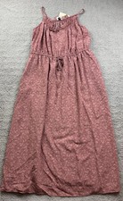 Universal Thread Women's Size Small Smocked Midi Sundress Mauve Floral