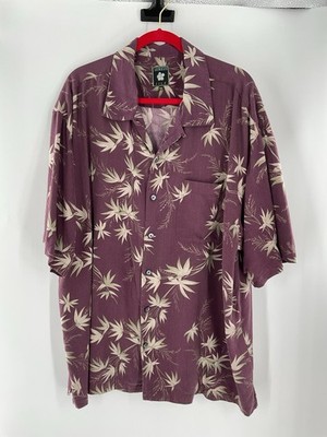 Aureus Silk Men s 2XL men s Floral Dress Shirt 111