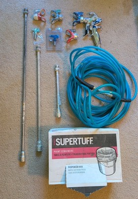 #ad #ad Grayco Contractor Paint Sprayer Gun Kit With 6 Tips Extensions Xrac 17y042 $425.00