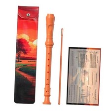 Soprano Recorder Instrument for Kids and Adults - Beginner 8 Hole Blaze Orange