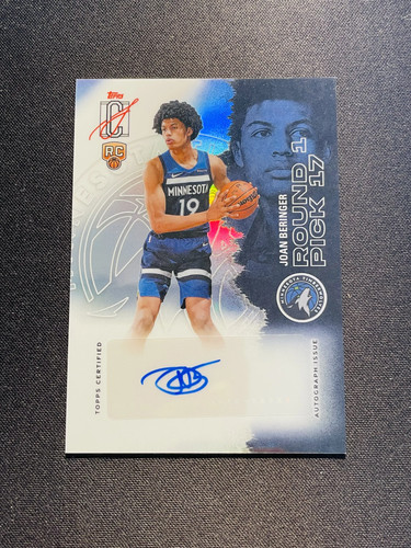 2025 Topps Signature Joan Beringer Base (RAW)