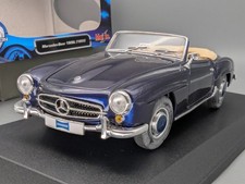 Modellautos 1:18 Maisto Mercedes-Benz 190SL 1955 Standox Lackierung Blau Met OVP