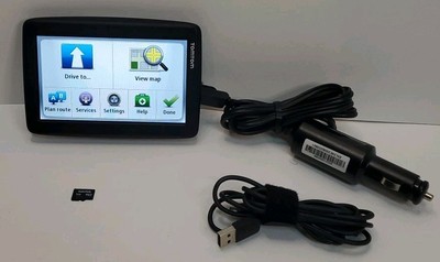 TomTom XXL (Car GPS) 4EN52 Z1230 w/ Cord & 1G Memory Card...Tested Working