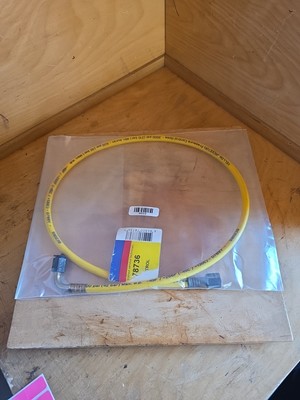 Yellow Jacket 78736 High Temp Press Control Hose, 36'', 1/4'' Str x 90°