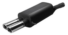 Ulter Sportauspuff Skoda OCTAVIA 1Z RS 2x70mm rund eingerollt abgeschr&auml;gt