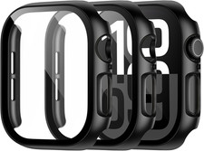 3 Pack Hard PC HD Screen Protector Case Compatible with Apple Watch SE SE 2Nd Se