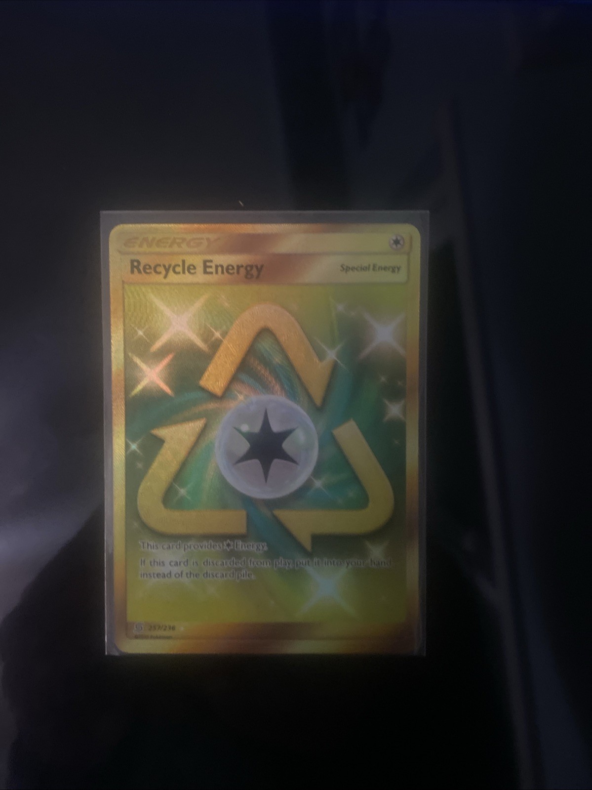 Recycle Energy - 257/236 - Pokemon Unified Minds Sun & Moon Secret Rare Card NM