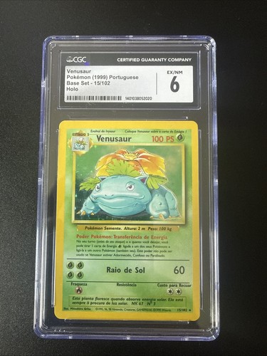 Venusaur graded CGC 6 for sale on eBay