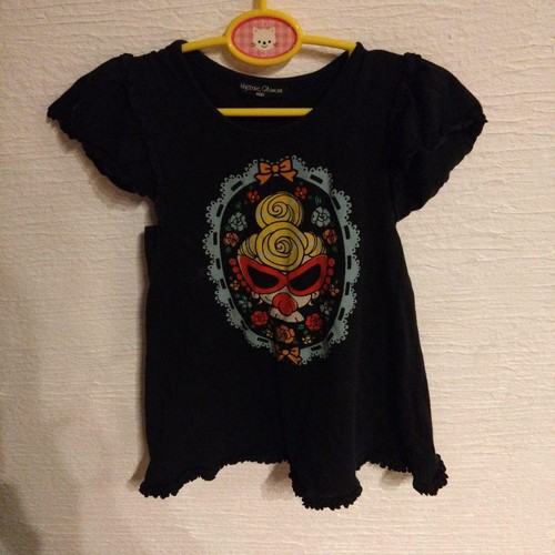 HYSTERIC GLAMOUR MINI Kids T-Shirt Black Frill Sleeve… - Gem