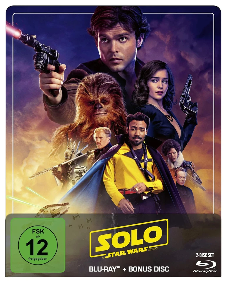 Solo A Star Wars Story Steelbook Science-Fiction Blu-ray - Photo 1/1