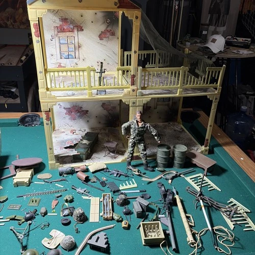 Vintage ES Toys Army Forward Command Post Playset 1/6 Scale GI Joe As Is