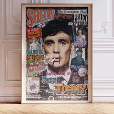 Peaky Blinders Thomas Shelby Poster Wall Art A0 Large Print Decor Street Art