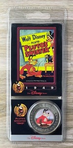 Disney Decades Coin and Card #11 - 1949 Pluto's Sweater - NIP