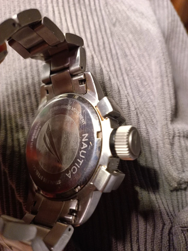 Nautica Men's Stainless Steel Blue Dial Sports Chronograph Watch NAPBFCF02 - Image 4 of 4