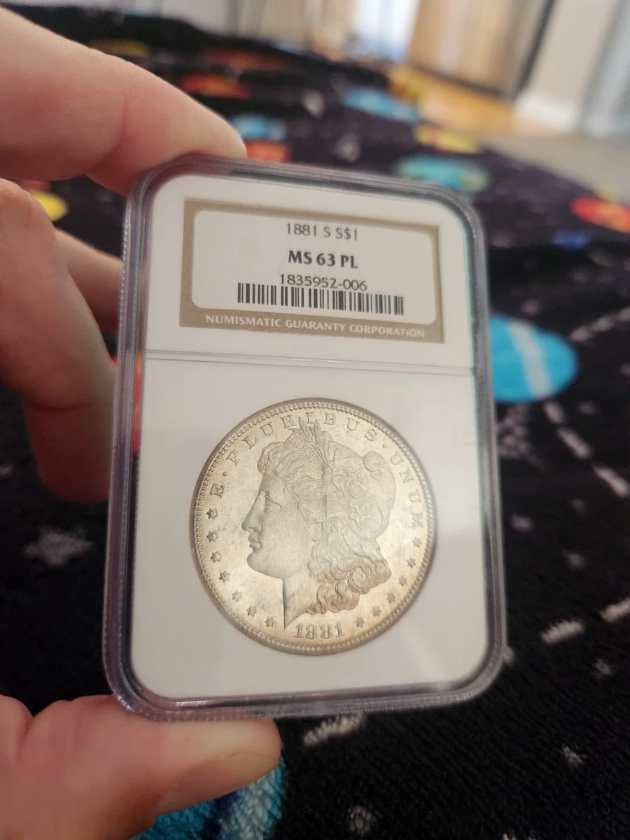 1881年 モルガン・ダラー $1 MS 63 MS 63 Graded 1881 Year Morgan US Dollars (1878-1921) for sale | eBay