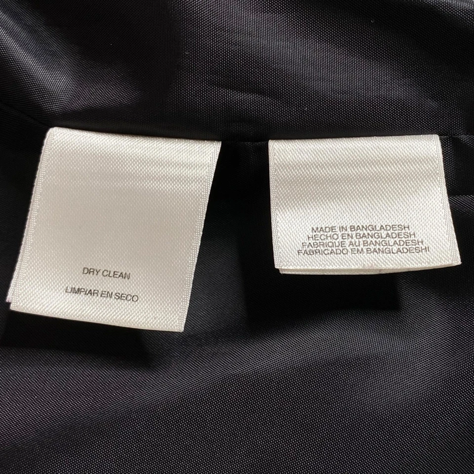 Nine West Schoolboy Blazer Black Single Breasted Size 16 Jacket Academia Preppy - Image 4 of 4