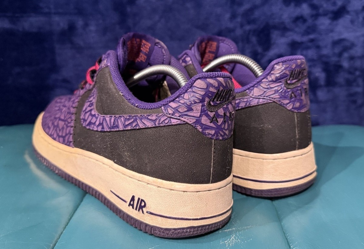 Vintage Nike Air Force 1 Crackled 488298 025 Mens 9.5  display picture 2