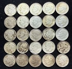 Lot of 25 Roosevelt Dimes - 90% Silver (1940’s) 1.8075 Troy oz ASW 2