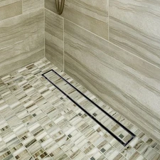 Neodrain   18 Inch Linear Shower Drain with Tile Insert Grate(Ms221)