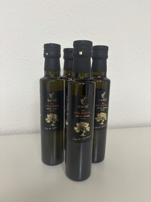 Olivenöl-natives Olivenöl extra 4 x 250 ml aus Kalamata GR