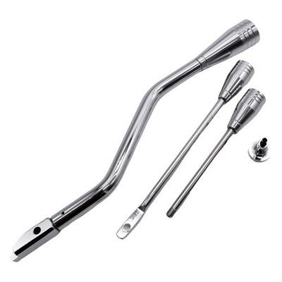 NEW Column Shifter Lever Turn Signal Hazard Tilt Kit Polished For GM Chevy Buick
