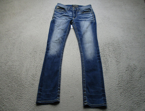 Salvage Supply Company Havoc Straight Jeans Mens 31x31 Blue Slim Fit Denim