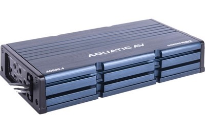Aquatic AV AD500.4 4-channel marine/powersports amplifier, 100 watts (max) x 4