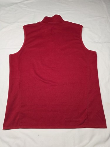 Robert Graham Red Golf Pullover Vest 1/4 Zip Unisex Size S NWOT - Afbeelding 7 van 11