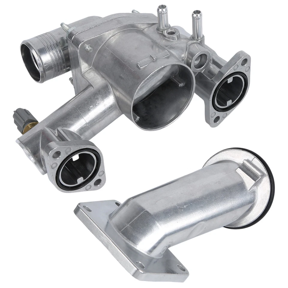 Carcasa termostato aluminio AJ83485 para Jaguar tipo S XJ8 XJR 4,2 L 2003-2005 Foto 3 de 4