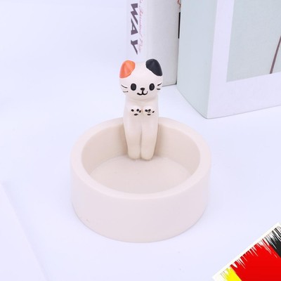 Kitten Aromatherapy Candlestick Resin Tabletop Cartoon Cat Decor Home Room Decor