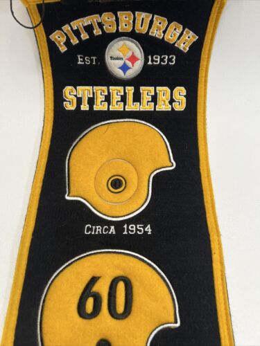 Bandera de lana Pittsburgh Steelers Heritage ENVÍO GRATUITO - Imagen 3 de 8