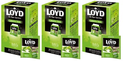 3 x LOYD Horeca GREEN Tea 3 x 20pcs - 60 envelopes
