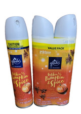 Glade Spray Air Freshener Golden Pumpkin  Spice 3 Cans 8.3 oz Each New